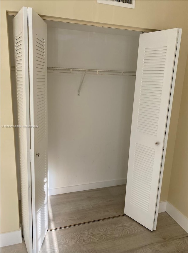 view of closet