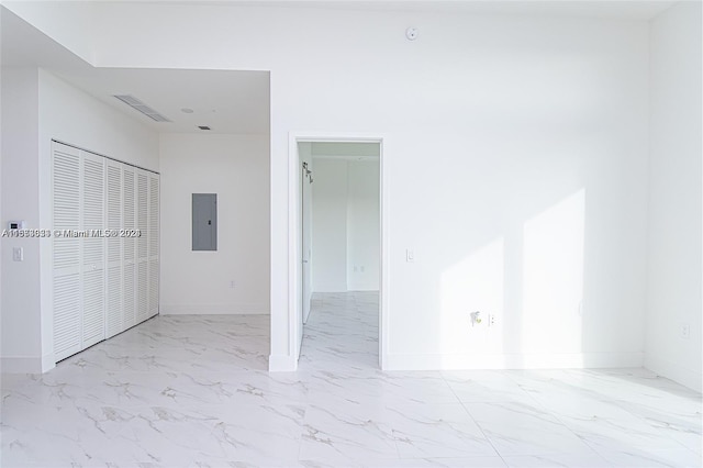 view of tiled spare room