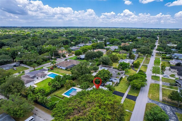 view of birds eye view of property