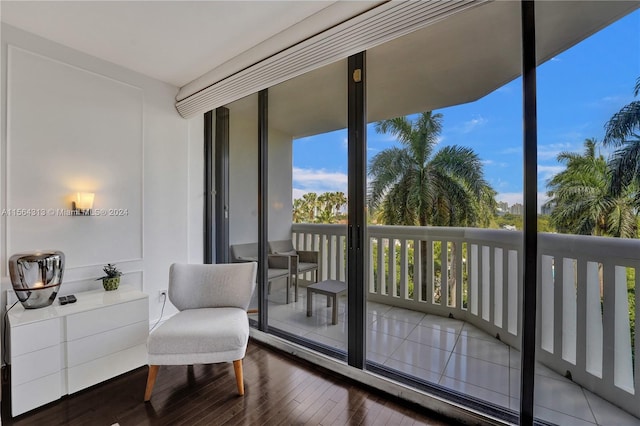 sunroom featuring plenty of natural light