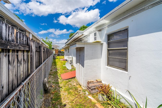 view of side of property