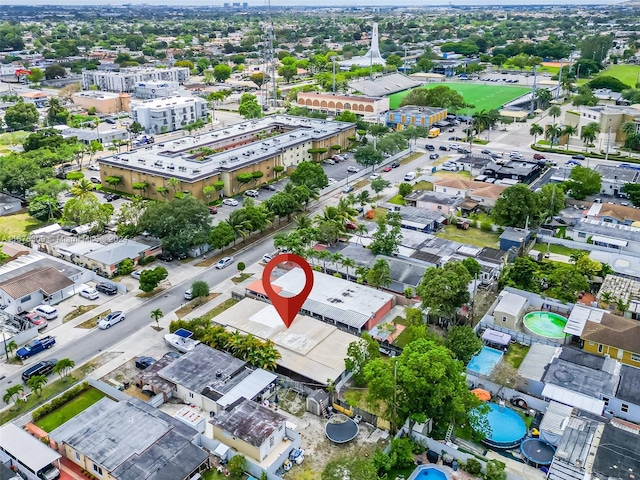 view of aerial view