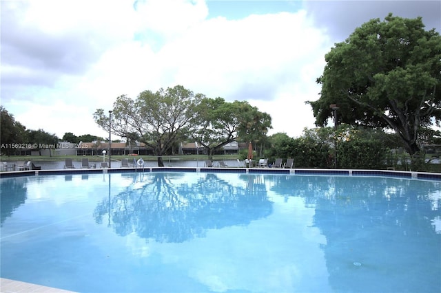 view of pool