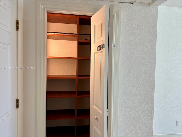 view of closet