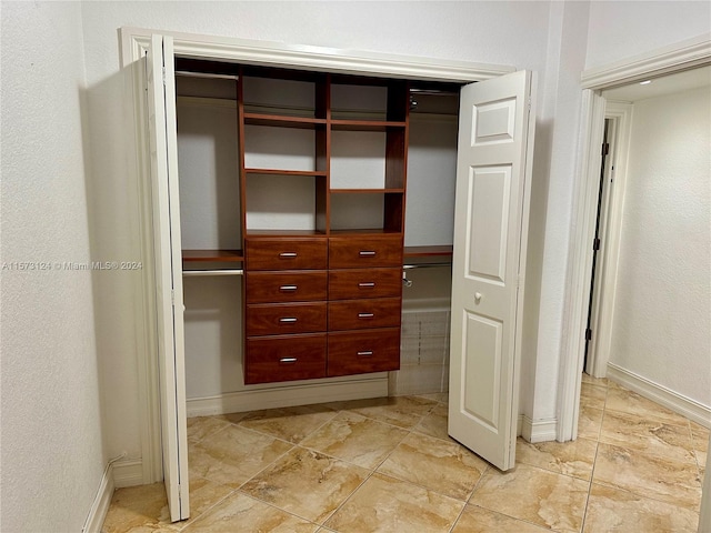 view of closet