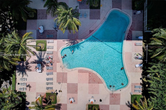 view of birds eye view of property