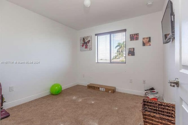 empty room with carpet floors