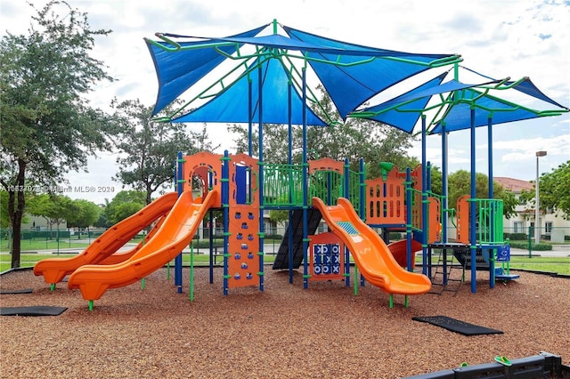 view of play area