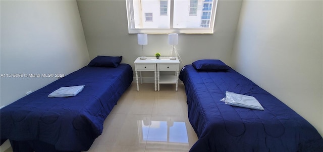 view of tiled bedroom