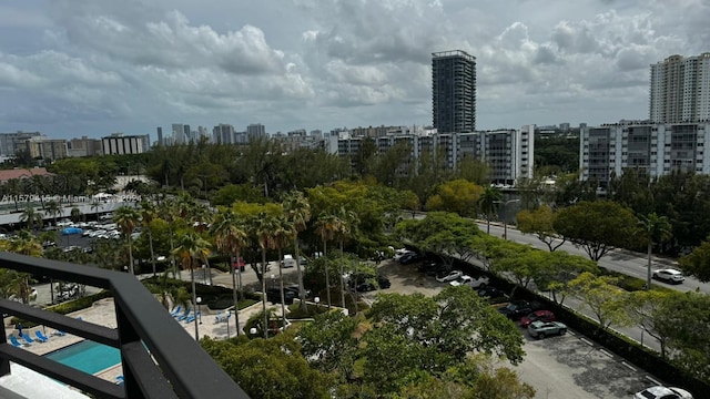 view of property's view of city