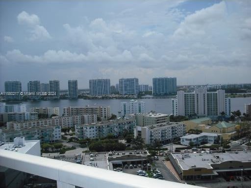 city view featuring a water view