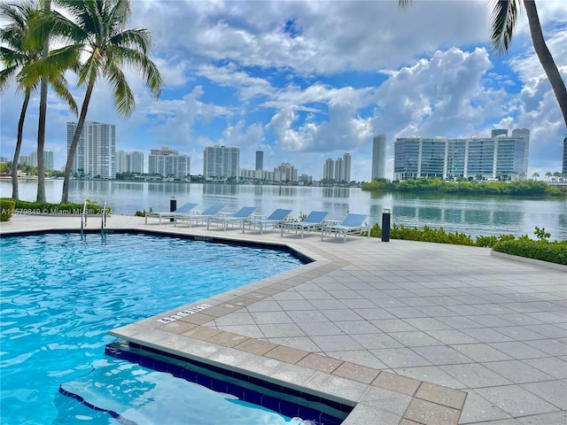 view of pool