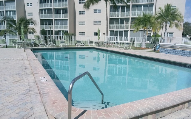 view of pool