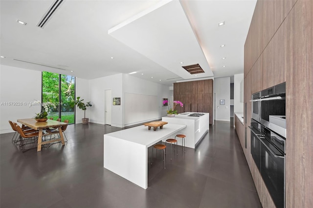 living room with expansive windows