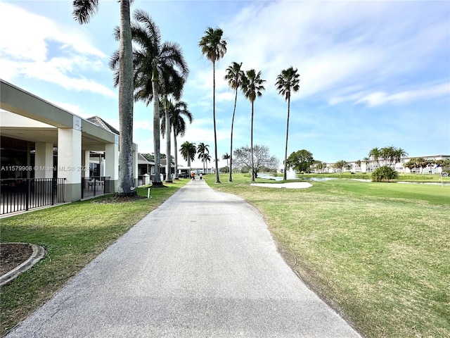 view of road