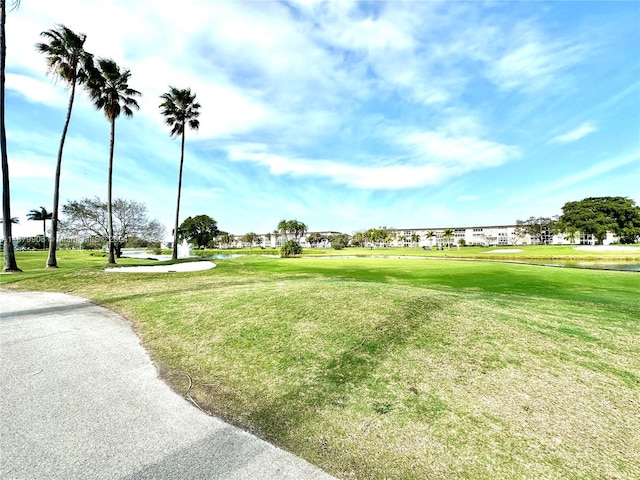 view of nearby features featuring a lawn