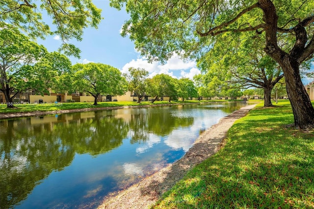 property view of water