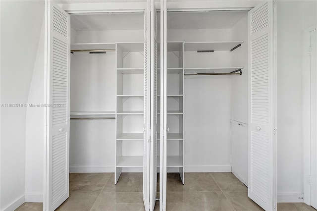 view of closet