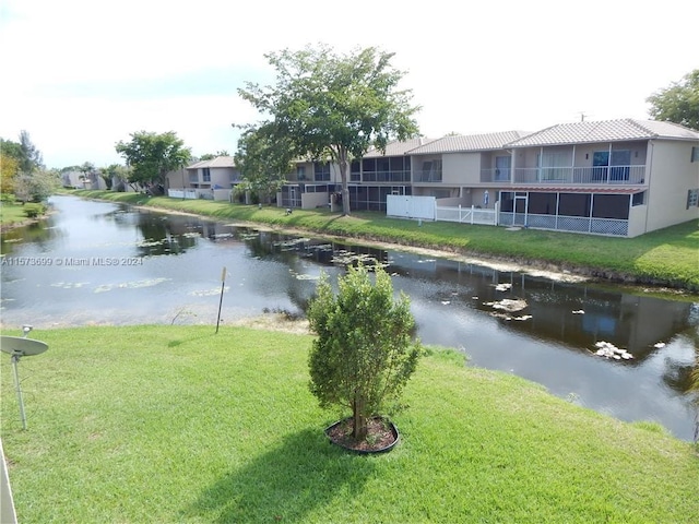 view of water feature