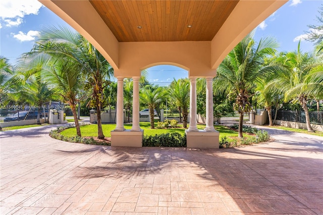 view of patio