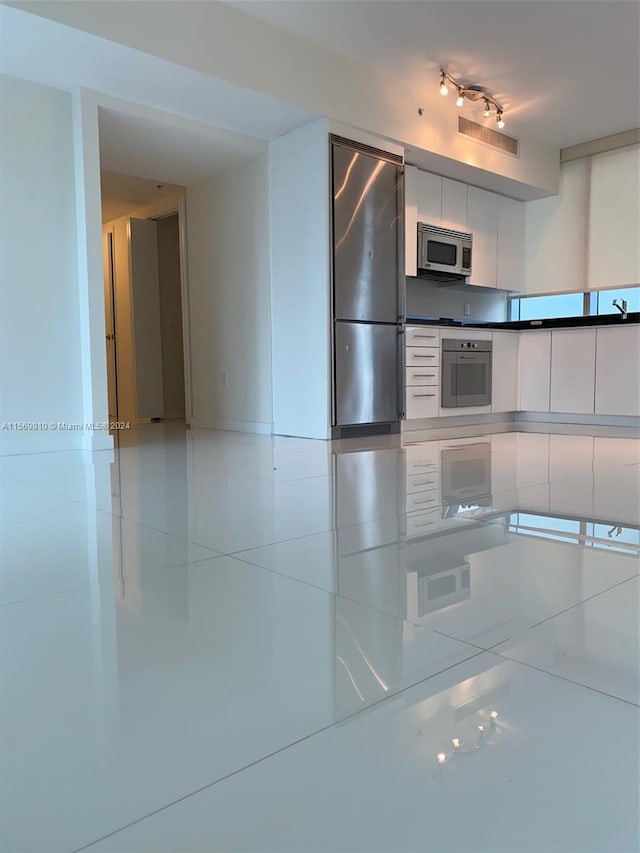 kitchen featuring appliances with stainless steel finishes