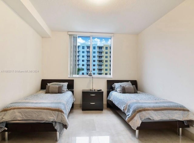 view of tiled bedroom