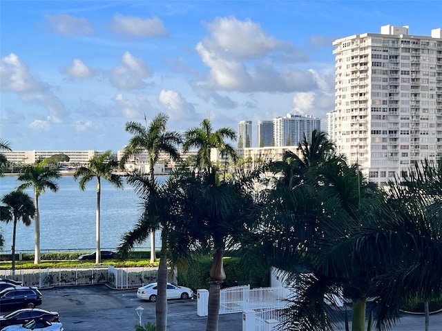 view of water feature