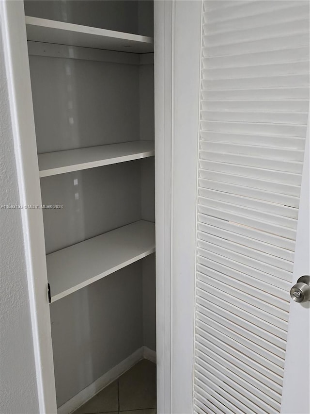 view of closet