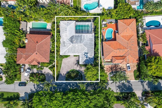 view of aerial view
