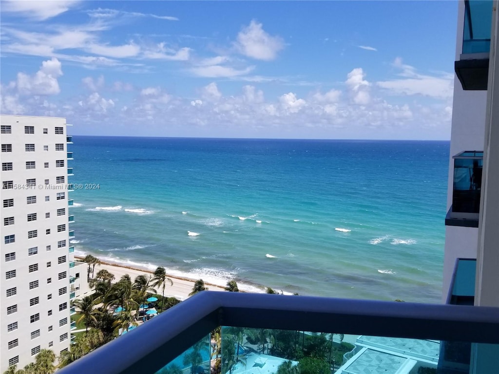 property view of water