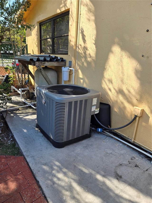 exterior details featuring central air condition unit