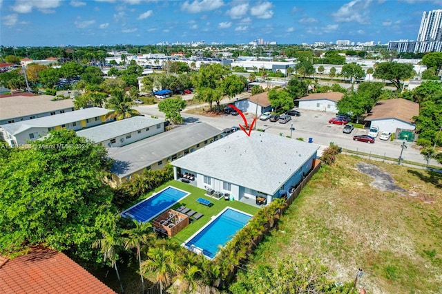 view of birds eye view of property