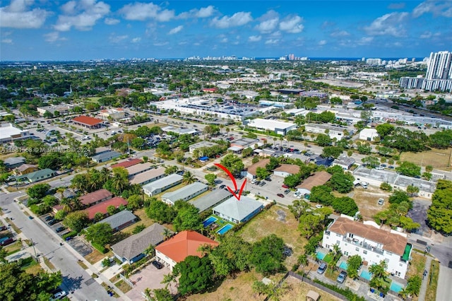 view of aerial view