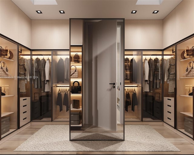 bathroom featuring hardwood / wood-style flooring