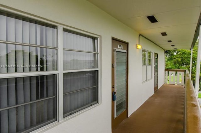 view of patio / terrace featuring a balcony