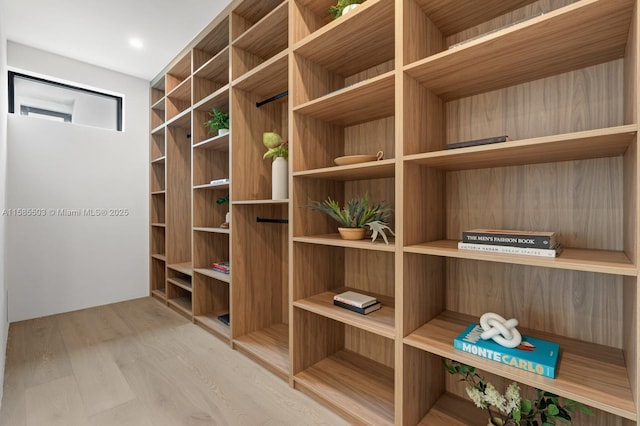 interior space featuring hardwood / wood-style flooring