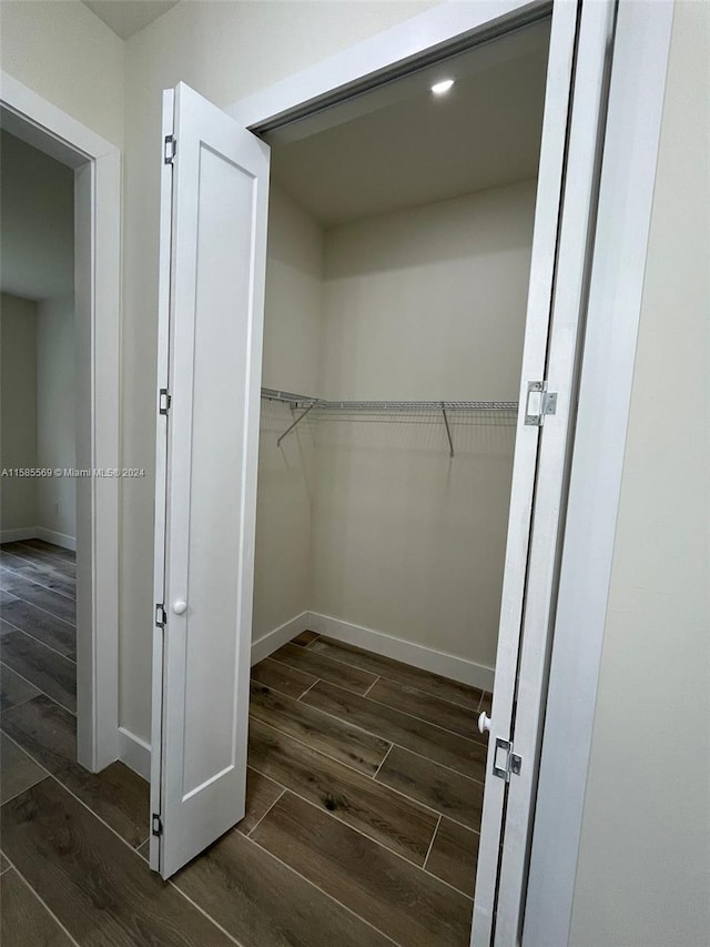 view of closet