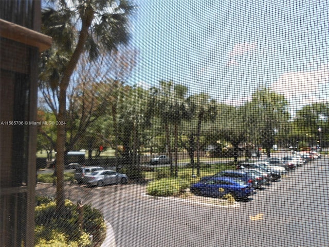 view of parking / parking lot