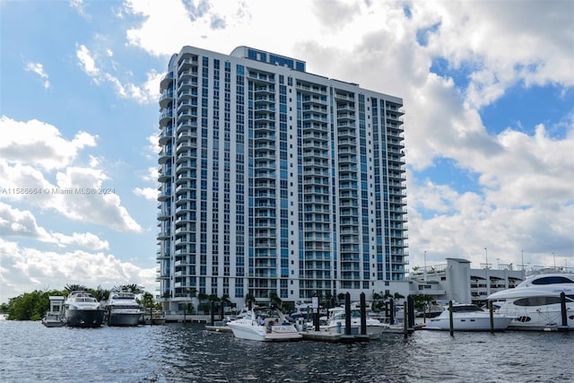 view of property featuring a water view