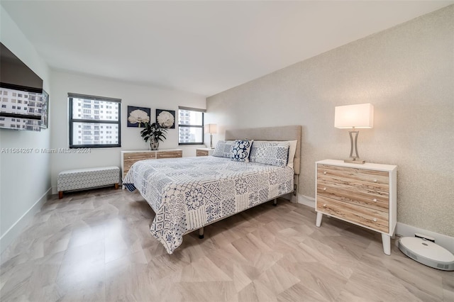 view of tiled bedroom