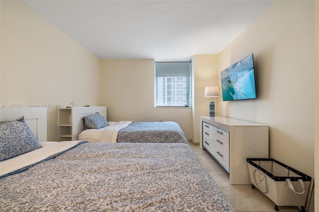 view of tiled bedroom