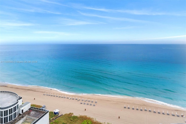 water view with a beach view