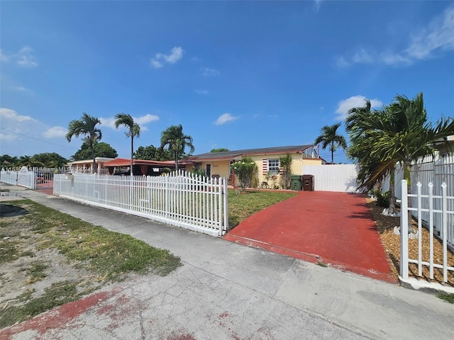 view of ranch-style home