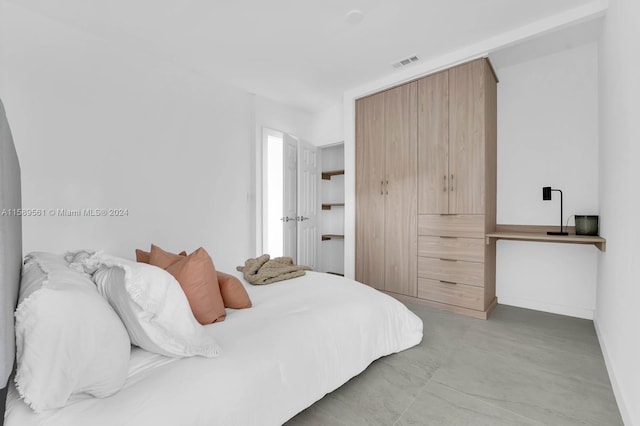 view of tiled bedroom