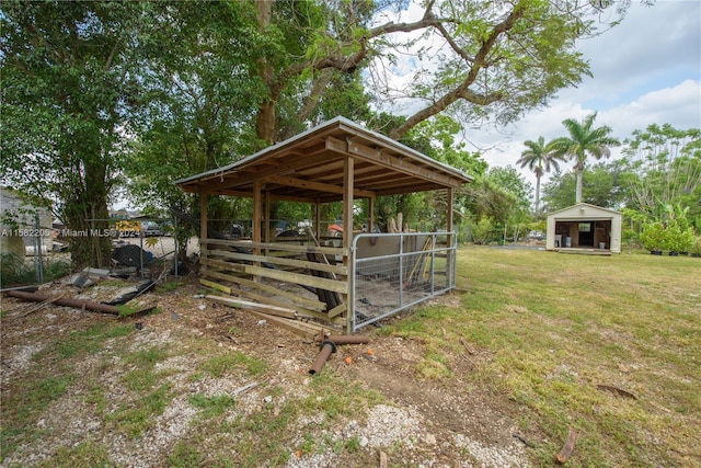 view of outbuilding