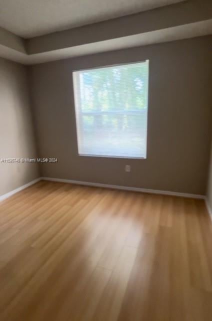 unfurnished room featuring wood-type flooring