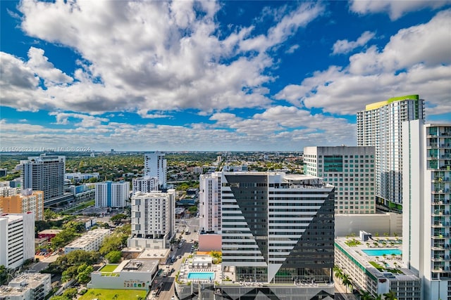 view of property's view of city