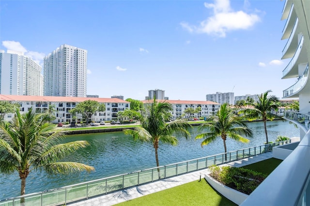 property view of water