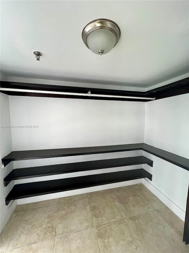 interior space featuring tile flooring