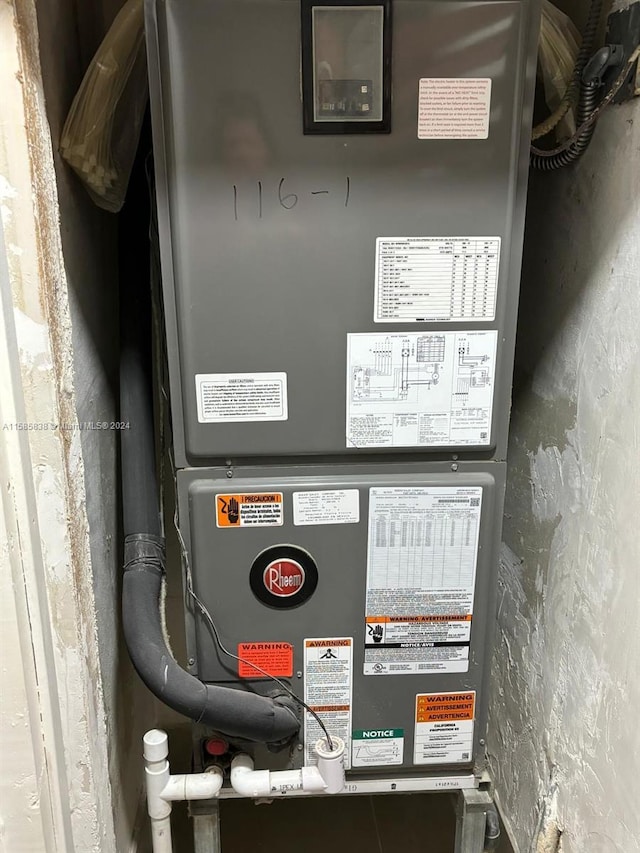 utilities with heating unit